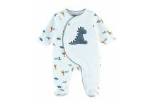 Pyjama Dinosaure Bleu Tiga & Stegi 0 mois