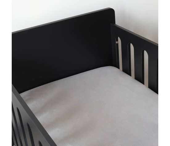Drap Housse Gris 60x120 cm