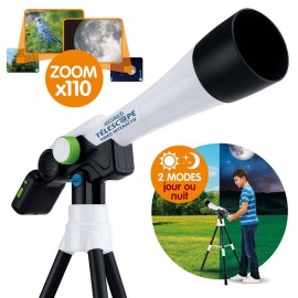 VTech Télescope Vidéo Interactif Pour Enfants - Avec Contenu NASA, Trépied Et écran LCD