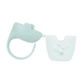 Etui à Sucette Eléphant Menthe