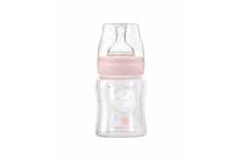 Biberon en Verre Hippo Dreams Rose 120ml