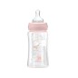 Biberon en Verre Hippo Dreams Rose 240ml Biberon en Verre Hippo Dreams Rose 240ml