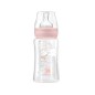 Biberon en Verre Hippo Dreams Rose 240ml Biberon en Verre Hippo Dreams Rose 240ml