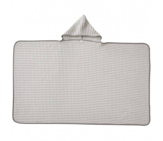 Maxi Cape de Bain Coton Gaufré Nuage