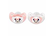 Lot de 2 Sucettes Orthodontique Minnie 0-6 mois