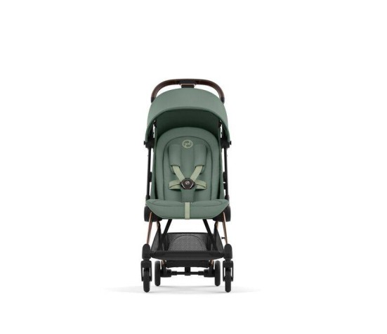 Poussette Coya Châssis Rosegold Leaf Green