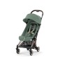 Poussette Coya Châssis Rosegold Leaf Green