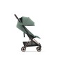 Poussette Coya Châssis Rosegold Leaf Green
