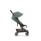 Poussette Coya Châssis Rosegold Leaf Green