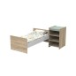 Lit Evolutif Chêne Doré + Commode Lit Evolutif Chêne Doré + Commode