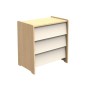 Commode 3 Tiroirs Vanille Commode 3 Tiroirs Vanille