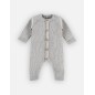 Combinaison en Tricot Gris 3 mois Combinaison en Tricot Gris 3 mois