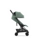 Poussette Coya Matt Black Frame Leaf Green Poussette Coya Matt Black Frame Leaf Green