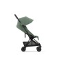 Poussette Coya Matt Black Frame Leaf Green Poussette Coya Matt Black Frame Leaf Green