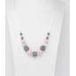 Collier d'allaitement ou de portage en silicone - Rose Collier d'allaitement ou de portage en silicone - Rose
