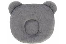 Coussin Cale Tête P'tit Panda - Gris foncé