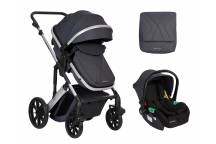 Poussette 3 en 1 Darling Gris Foncé