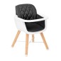 Chaise Haute Woody 2 en 1 Noir Chaise Haute Woody 2 en 1 Noir