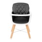 Chaise Haute Woody 2 en 1 Noir Chaise Haute Woody 2 en 1 Noir