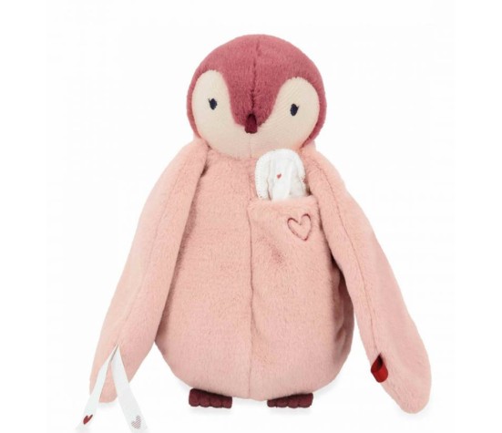 Peluche à Bisous Manchots Rose