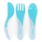 Couverts D'apprentissage Bleu Pastel 6 mois + Couverts D'apprentissage Bleu Pastel 6 mois +