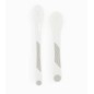 Lot de 2 Cuillères 6 mois + Blanc Lot de 2 Cuillères 6 mois + Blanc
