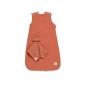 Gigoteuse + Doudou Mouchoir Uni Terracotta 0-6 mois Gigoteuse + Doudou Mouchoir Uni Terracotta 0-6 mois