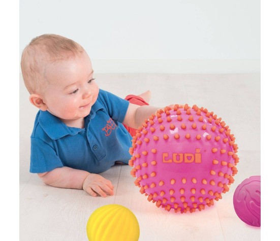 Balles Sensorielles Par 3 Roses