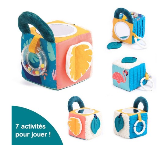 Cube Tissus Feuille