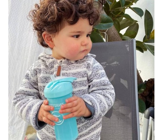 Tasse Avec Paille 360 ml 6 mois+ Bleu