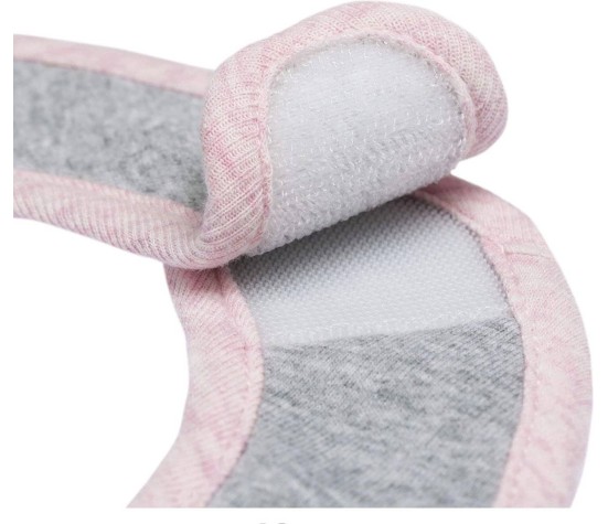 Lot De 5 Bavoirs Eponge Rose Chiné