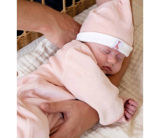 Bonnet Sophie La Girafe 0/1M Rose