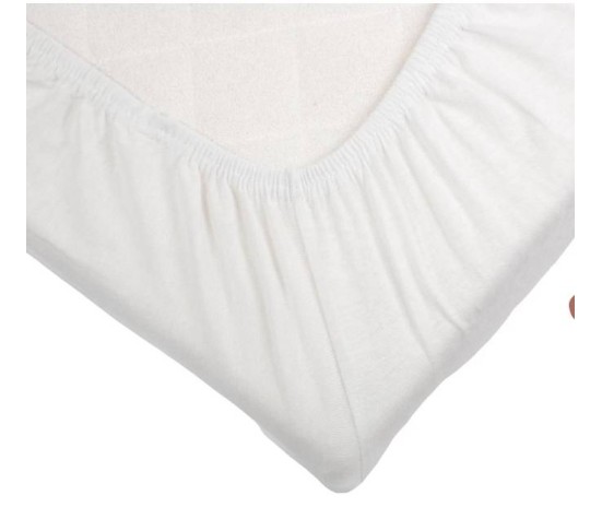Draps Housse Blanc 60x120 CM