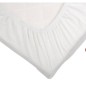 Draps Housse Blanc 60x120 CM Draps Housse Blanc 60x120 CM