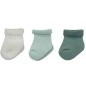 Lot De 3 Paires Chaussette 0-6M - Sapin,Ecru,Sauge Lot De 3 Paires Chaussette 0-6M - Sapin,Ecru,Sauge