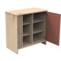 Commode 1 Porte 3 Niches Tokyo Terracotta Commode 1 Porte 3 Niches Tokyo Terracotta