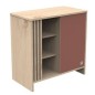 Commode 1 Porte 3 Niches Tokyo Terracotta Commode 1 Porte 3 Niches Tokyo Terracotta