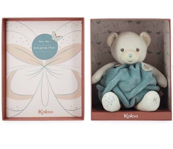 Peluche Ourson Bulle D'Amour Vert 30 Cm