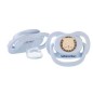Lot De 2 Sucettes Physio Air Silicone Light Blue 18M Lot De 2 Sucettes Physio Air Silicone Light Blue 18M