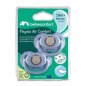 Lot De 2 Sucettes Physio Air Silicone Light Blue 18M Lot De 2 Sucettes Physio Air Silicone Light Blue 18M