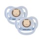 Lot De 2 Sucettes Physio Air Silicone Light blue 6M Lot De 2 Sucettes Physio Air Silicone Light blue 6M