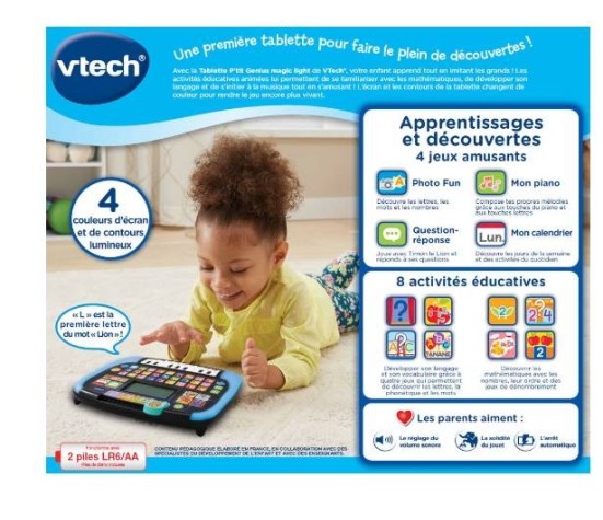 Tablette Ptit Genius Magic Light