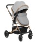 Poussette 3 EN 1 Amaia Gris Taupe