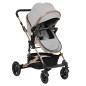 Poussette 3 EN 1 Amaia Gris Taupe