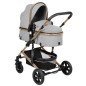 Poussette 3 EN 1 Amaia Gris Taupe