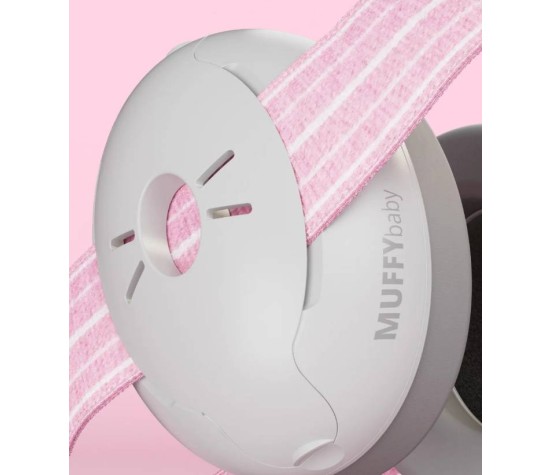 Casque anti-bruit rose