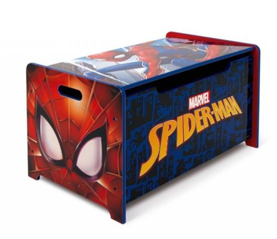 Coffre A Jouets En Bois Spider-Man