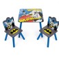 Ensemble De Table Batman En Bois +2 Chaises
