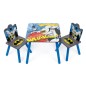 Ensemble De Table Batman En Bois +2 Chaises