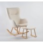 Fauteuil d'allaitement et repose pieds Sherpa Fauteuil d'allaitement et repose pieds Sherpa